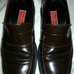 COLE HAAN NIKE AIR Men’s Sz 8  Brown LEATHER Loafer