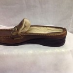Cole haan Mens Brown Leather Shearling Driving Mocs Size 9.5 B