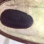 Cole haan Mens Brown Leather Shearling Driving Mocs Size 9.5 B
