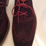 Cole Haan Air Colton Wingtip Oxfords BROWN Sz 9 Suede Orig $198