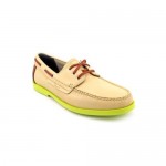 Cole Haan Fire Island Boat Mens Size 7 Ivory Leather Boat Shoes