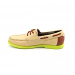Cole Haan Fire Island Boat Mens Size 7 Ivory Leather Boat Shoes