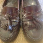 COLE HAAN slip on tassle loafers Walnut Brown SHOES MENS 8.5 D