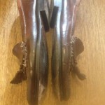 COLE HAAN slip on tassle loafers Walnut Brown SHOES MENS 8.5 D