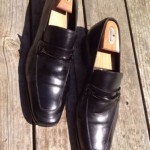 $199 Hugo Boss Mens Carl Bit Loafer Black Leather Dress Up Shoes Size 11.5 M