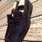 $199 Hugo Boss Mens Carl Bit Loafer Black Leather Dress Up Shoes Size 11.5 M