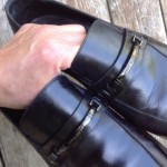 $199 Hugo Boss Mens Carl Bit Loafer Black Leather Dress Up Shoes Size 11.5 M