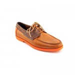 Cole Haan Fire Island Boat Mens Size 9 Brown Wide Leather Boat Shoes