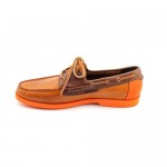 Cole Haan Fire Island Boat Mens Size 9 Brown Wide Leather Boat Shoes