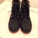 TIMBERLAND SUEDE BLACK WATERPROOF BOOTS RED BOTTOM Jordan 1 2 3 4 5 7 8 Size 6Y