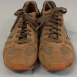 Diesel Bern Suede Vintage Inspired Lace Up Sneakers Shoes 13 Gray Green Black