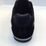 $150 NIB New Hugo Boss Orange Kempton I Black Athletic Sneakers Men US 8 EU 41