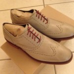 Cole Haan Mens Shoes Colton Winter Wingtip Oxford Summer Khaki 11.5M C11898 NIB!