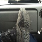 Size 12 Completley Worn Out Timberland Work Boots!