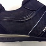 $150 NIB New Hugo Boss Orange Kempton I Black Athletic Sneakers Men US 10 EU 43