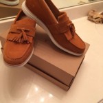 Cole Haan Tassel Lunargrand Camello Suede Size 10.5 MSRP $198 70% Off