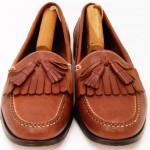 Cole Haan Brown Leather Kiltie Tassel Slip On Loafers/Moccasin/ Shoes Men’s 13 D