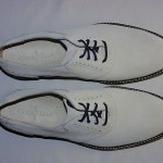 Cole Haan Air Franklin Saddle Oxfords, Suede Upper, White Suede, 9.5 M, New