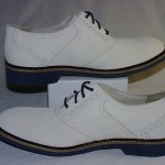 Cole Haan Air Franklin Saddle Oxfords, Suede Upper, White Suede, 9.5 M, New