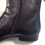 New HUGO BOSS Black Leather VERMINS Ankle BOOTS Shoes NIB Size 10.5 $245  TJ1