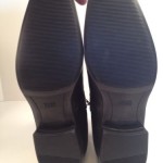 New HUGO BOSS Black Leather VERMINS Ankle BOOTS Shoes NIB Size 10.5 $245  TJ1