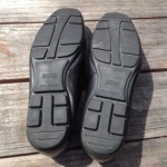 $275 Hugo Boss Doster Square Toe Loafer Black Leather Men Size 10.5