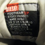 RARE NIB MEN’S DIESEL WISH LACE UP TRAINERS US 10 M