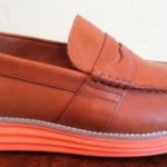 NEW COLE HAAN SHOES •10.5M • LUNARGRAND PENNY LOAFER • WOODBURY ORANGE • $248