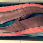 NEW COLE HAAN SHOES •10.5M • LUNARGRAND PENNY LOAFER • WOODBURY ORANGE • $248