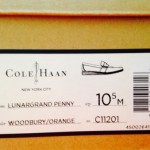 NEW COLE HAAN SHOES •10.5M • LUNARGRAND PENNY LOAFER • WOODBURY ORANGE • $248