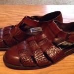 Cole Haan Bragano Itialian Shoes Very Nice Woven Brown Leather Mens 12D