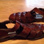 Cole Haan Bragano Itialian Shoes Very Nice Woven Brown Leather Mens 12D