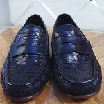 MENS COLE HAAN AIR C10136 WOVEN PENNY LOAFERS SHOES SZ-8.5 M