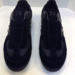$150 NIB New Hugo Boss Orange Keelo 1 I Black SlipOn Sneakers Men’s US 12 EU 45
