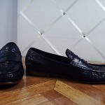 MENS COLE HAAN AIR C10136 WOVEN PENNY LOAFERS SHOES SZ-8.5 M