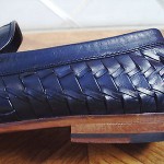 MENS COLE HAAN AIR C10136 WOVEN PENNY LOAFERS SHOES SZ-8.5 M