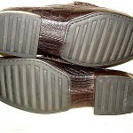 Men’s Cole Haan Brown Leather Croco Loafers Shoes Sz 11M