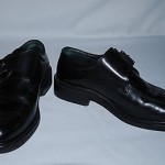 COLE HAAN Men’s Shoes Dressy Casual Black Leather Buckled Oxfords Size 7 Medium