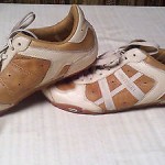 Men’s DIESEL Brown / Tan Leather REMY Casual Shoes Fashion Sneakers Size 7