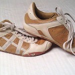 Men’s DIESEL Brown / Tan Leather REMY Casual Shoes Fashion Sneakers Size 7