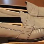 Cole Haan Mens Air Monroe Penny Loafers Silver Reflective Casual Shoes $198