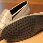 Cole Haan Mens Air Monroe Penny Loafers Silver Reflective Casual Shoes $198