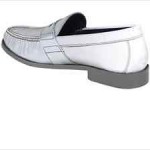 Cole Haan Mens Air Monroe Penny Loafers Silver Reflective Casual Shoes $198