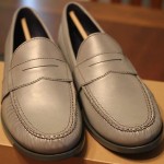 Cole Haan Mens Air Monroe Penny Loafers Silver Reflective Casual Shoes $198