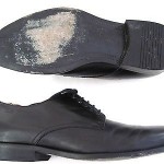 HUGO BOSS Men’s Haco Black Leather Plain Toe Oxford Shoe Size 9 M  $225