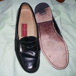 ll COLE HAAN CITY BLACK LEATHER PENNY LOAFERS MENS 11 M