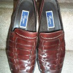 AWESOME BROWN  WOVEN COLE HAAN BRAGANO ITALY CASUAL SLIP ON LOAFERS LEATHER 10M