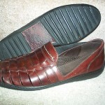 AWESOME BROWN  WOVEN COLE HAAN BRAGANO ITALY CASUAL SLIP ON LOAFERS LEATHER 10M