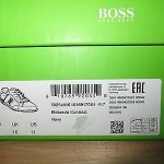 HUGO BOSS Green Label ELDORADO CONTRAST Leather SHOES SNEAKERS Size 11US  44EU