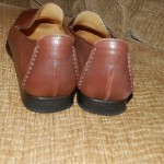 COLE HAAN MEN 8.5 – 8 1/2 MOCHA BROWN LEATHER LOAFER SLIDE ON